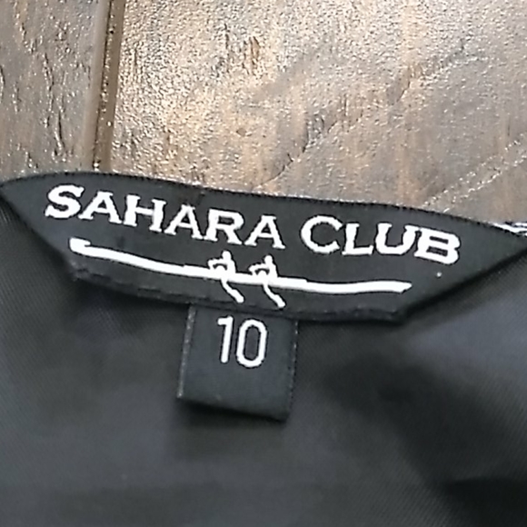 SAHARAH CLUB boys tan stripe 4 button suit vest - Picture 3 of 5